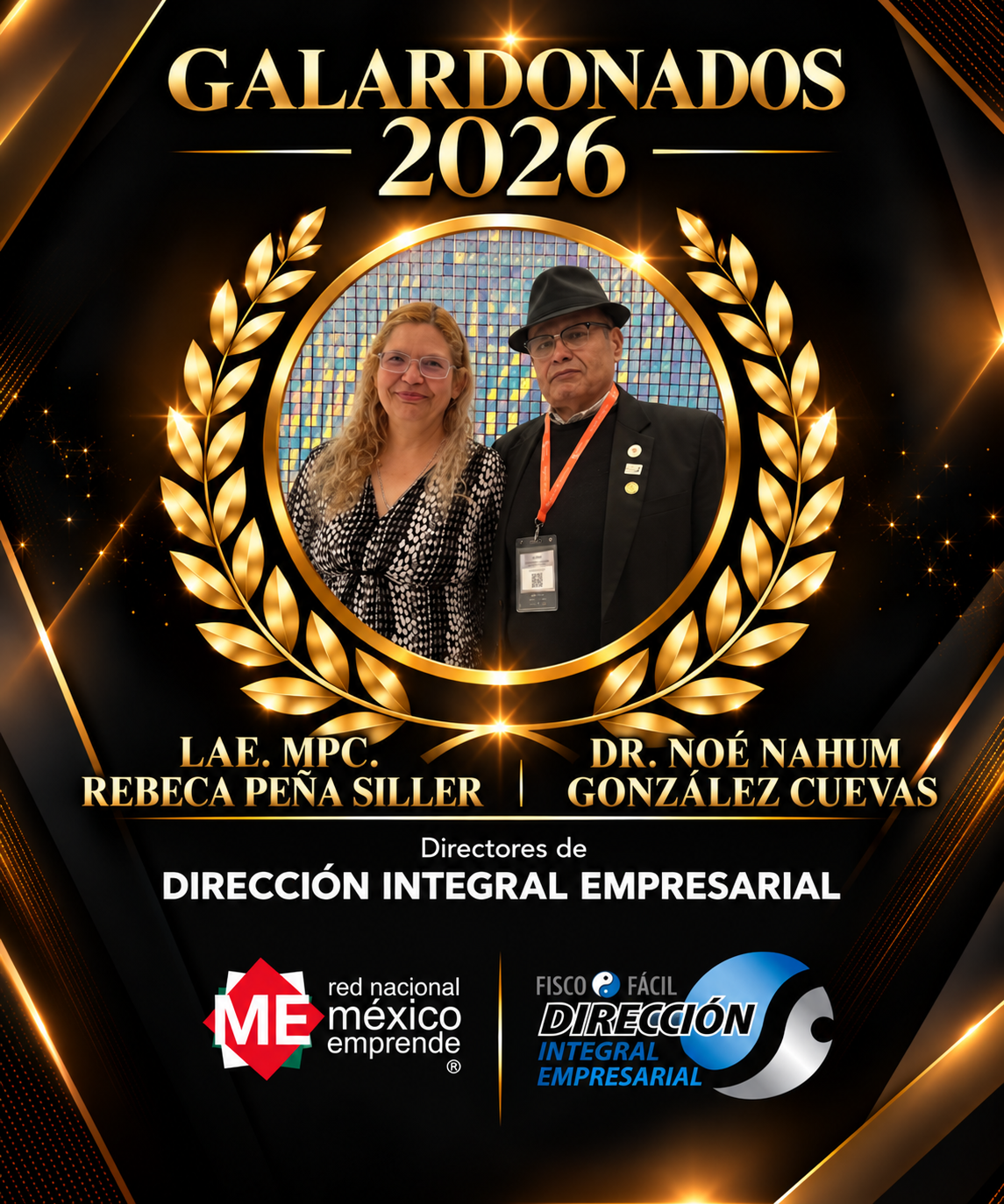 LAE. Rebeca Peña Siller y Dr. Noé Nahum González Cuevas
